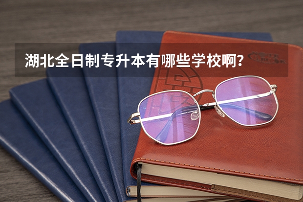 湖北全日制专升本有哪些学校啊？