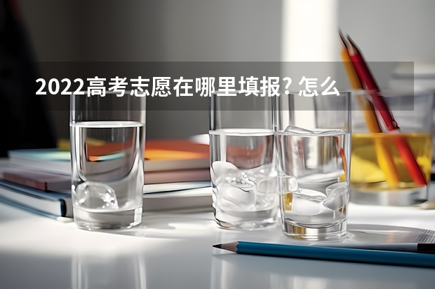 2022高考志愿在哪里填报? 怎么填报