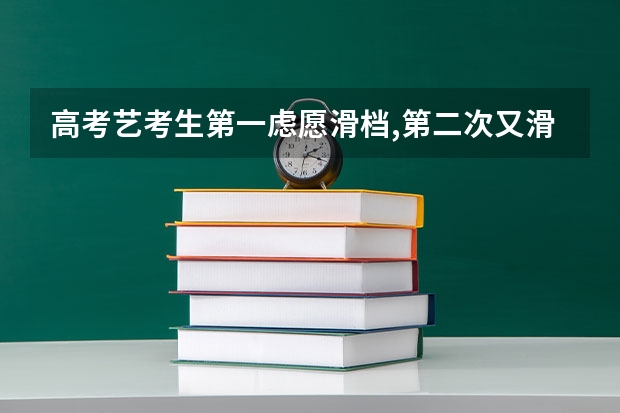 高考艺考生第一虑愿滑档,第二次又滑档,报的大专不理想,想换个专科行吗？
