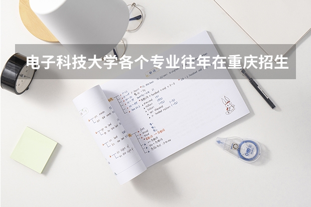 电子科技大学各个专业往年在重庆招生多少人