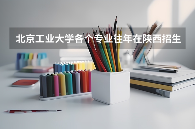 北京工业大学各个专业往年在陕西招生多少人