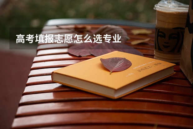 高考填报志愿怎么选专业