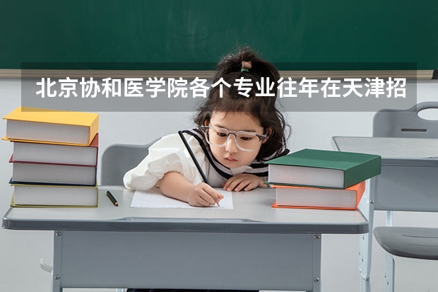 北京协和医学院各个专业往年在天津招生多少人