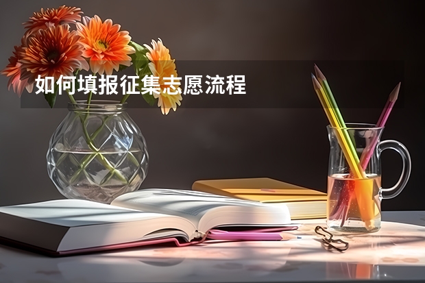 如何填报征集志愿流程