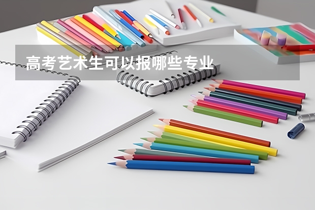 高考艺术生可以报哪些专业