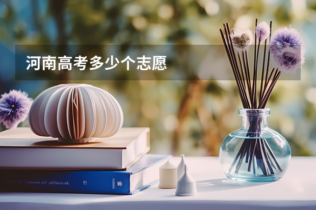 河南高考多少个志愿