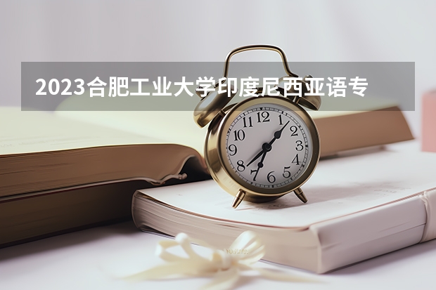 2023合肥工业大学印度尼西亚语专业分数线是多少(近三年分数线一览)