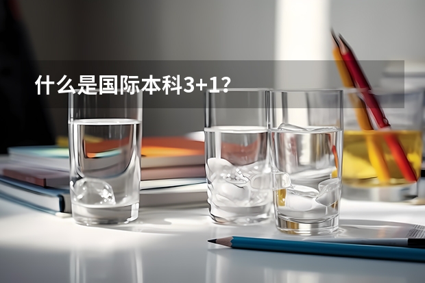 什么是国际本科3+1？