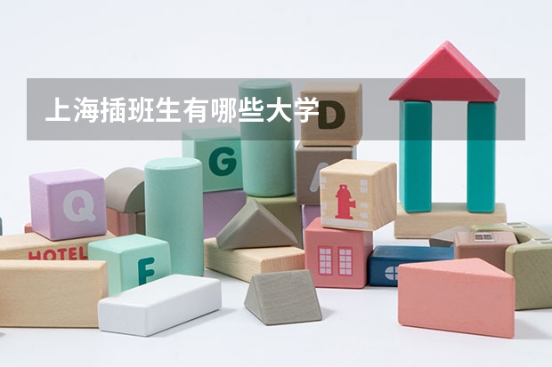 上海插班生有哪些大学