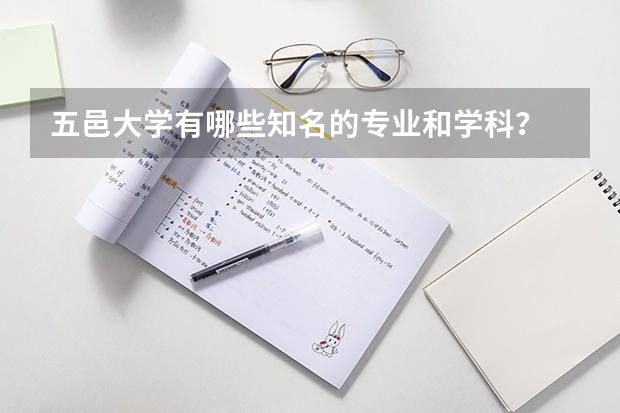 五邑大学有哪些知名的专业和学科？