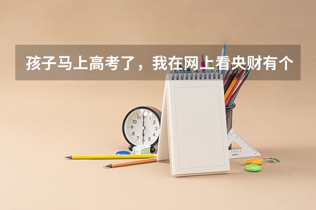 孩子马上高考了，我在网上看央财有个国际本科2+2那种，这模式适合我们孩子吗？