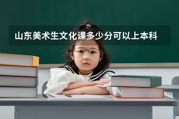 山东美术生文化课多少分可以上本科