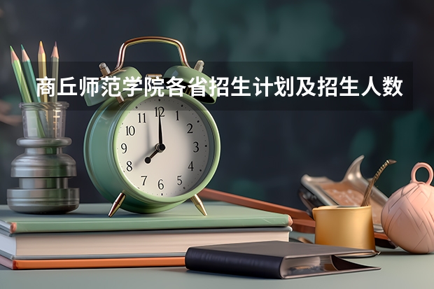 商丘师范学院各省招生计划及招生人数 都招什么专业