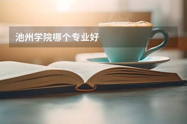 池州学院哪个专业好