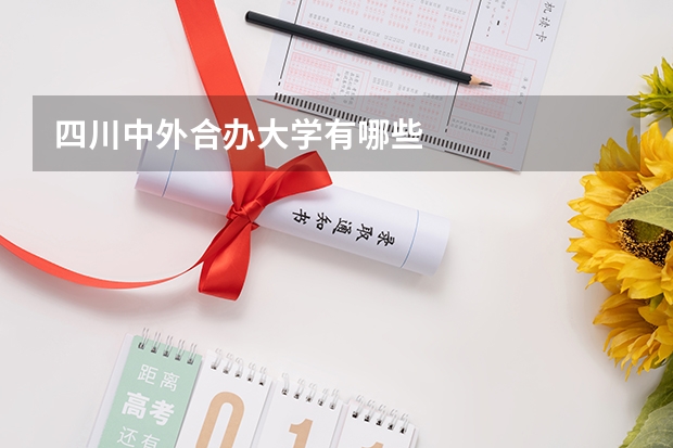四川中外合办大学有哪些