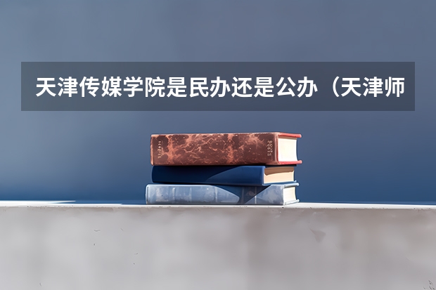 天津传媒学院是民办还是公办（天津师范大学编导专业）